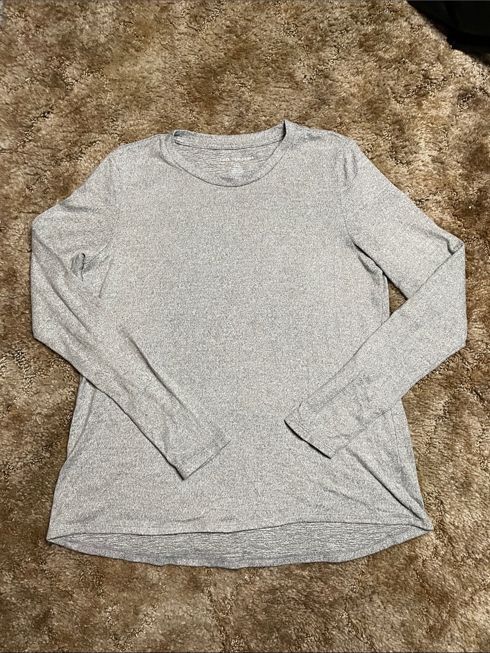 American Eagle Super Soft Gray Long‎ Sleeve Sweater Top Size Small